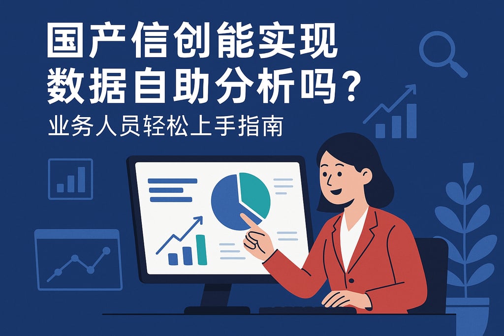 国产信创能实现数据自助分析吗？业务人员轻松上手指南