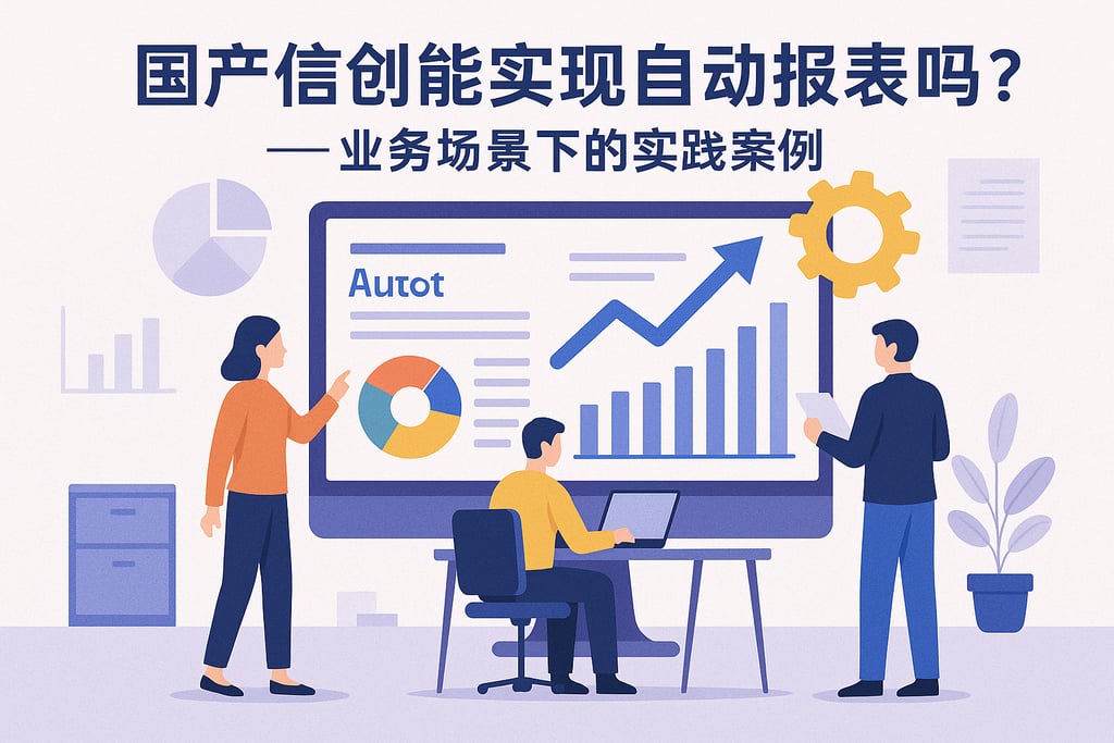 国产信创能实现自动报表吗？业务场景下的实践案例