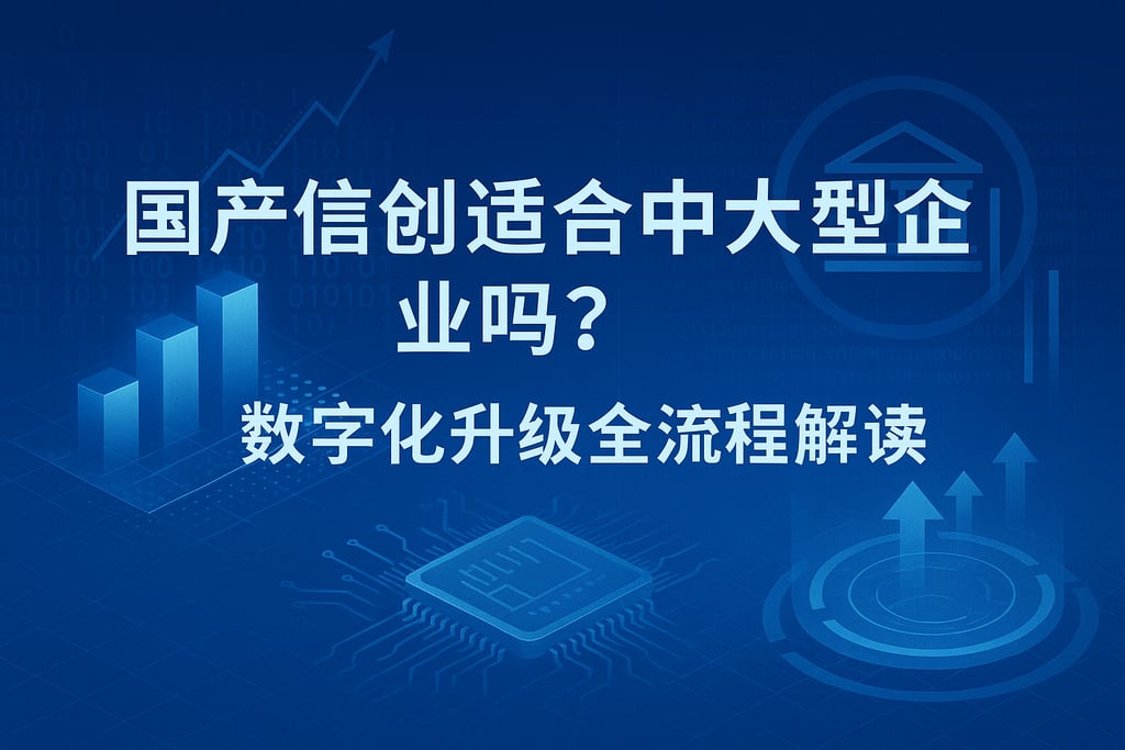 国产信创适合中大型企业吗？数字化升级全流程解读