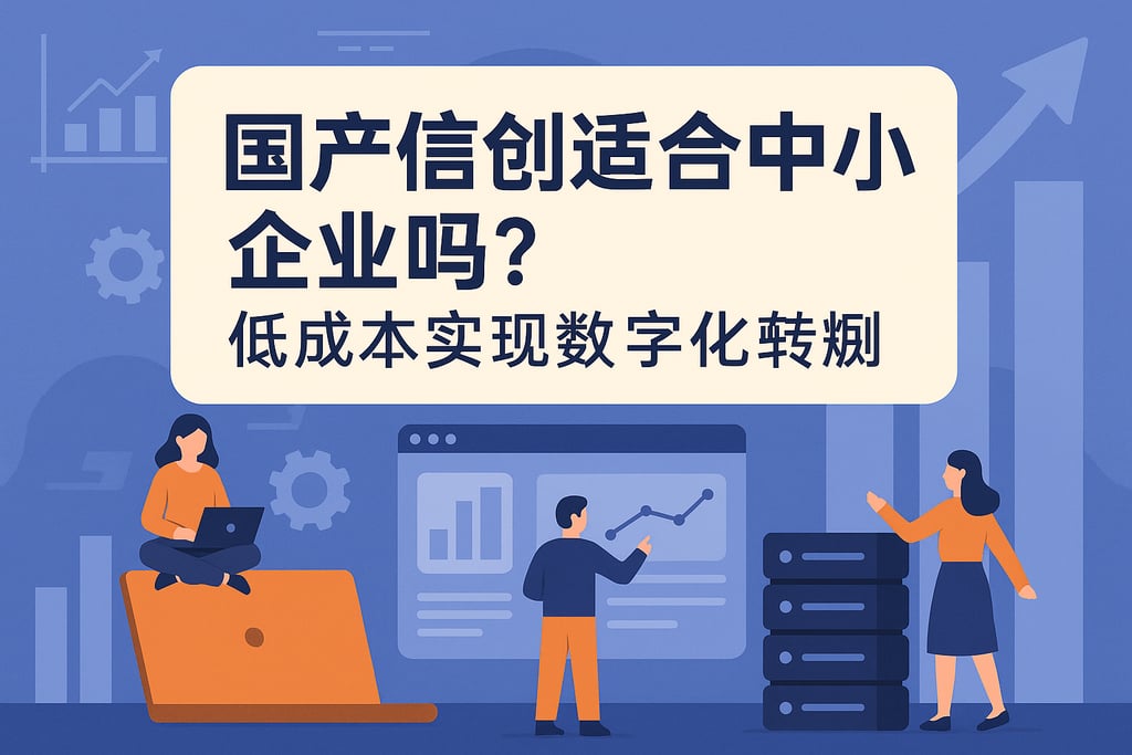 国产信创适合中小企业吗？低成本实现数字化转型