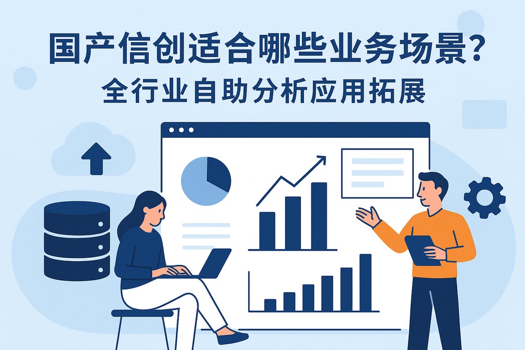 国产信创适合哪些业务场景？全行业自助分析应用拓展