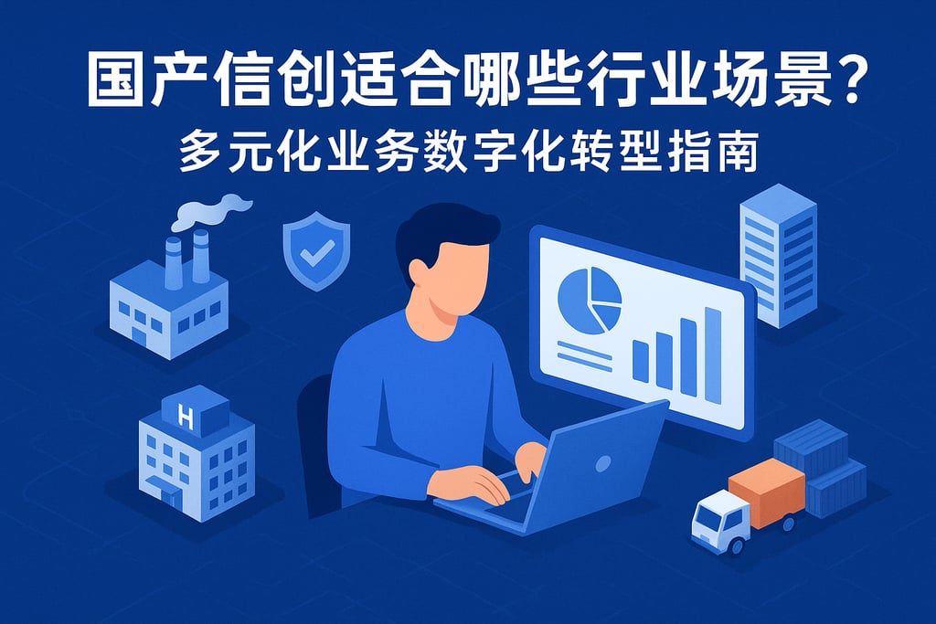 国产信创适合哪些行业场景？多元化业务数字化转型指南