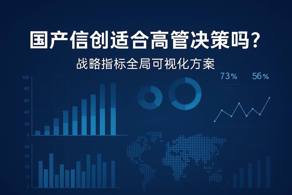 国产信创适合高管决策吗？战略指标全局可视化方案