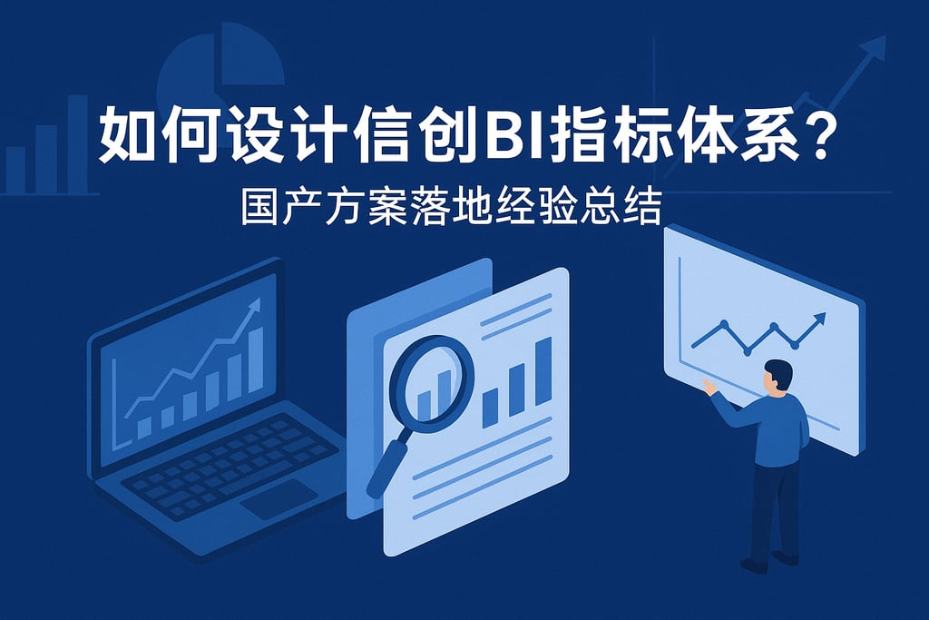 如何设计信创BI指标体系？国产方案落地经验总结
