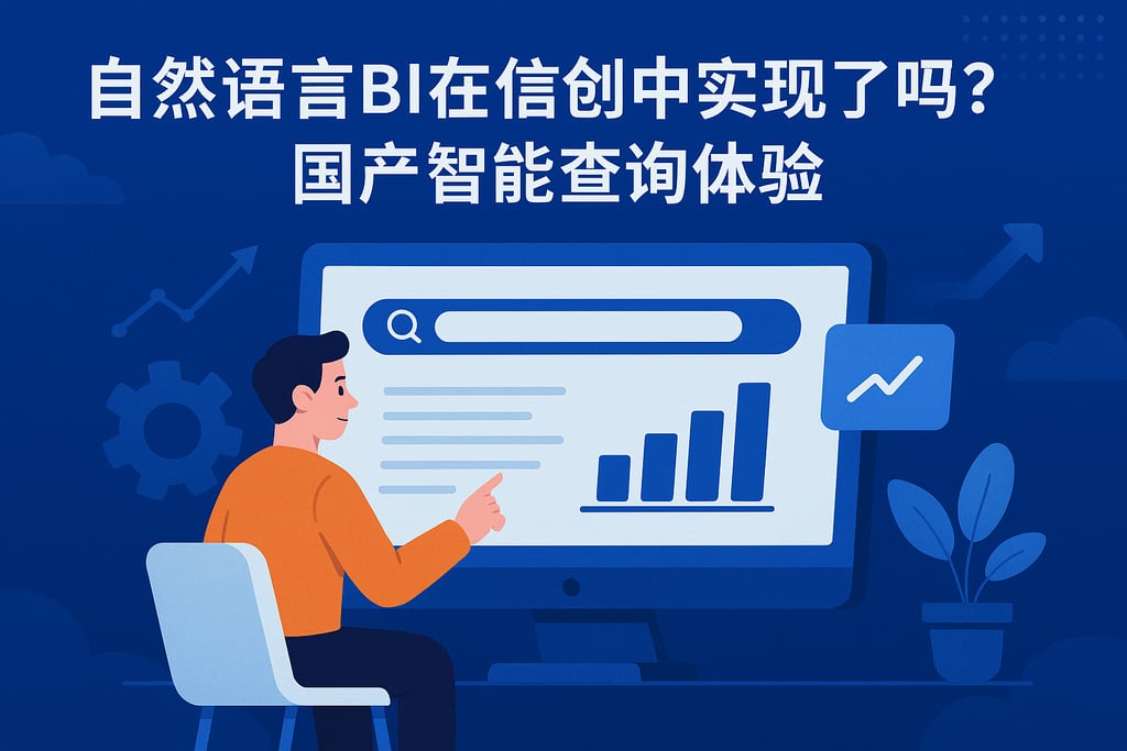 自然语言BI在信创中实现了吗？国产智能查询体验