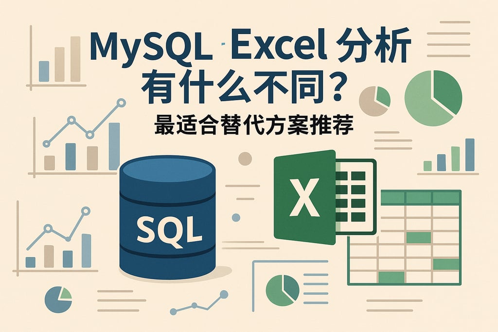 mysql与Excel分析有什么不同？最适合替代方案推荐