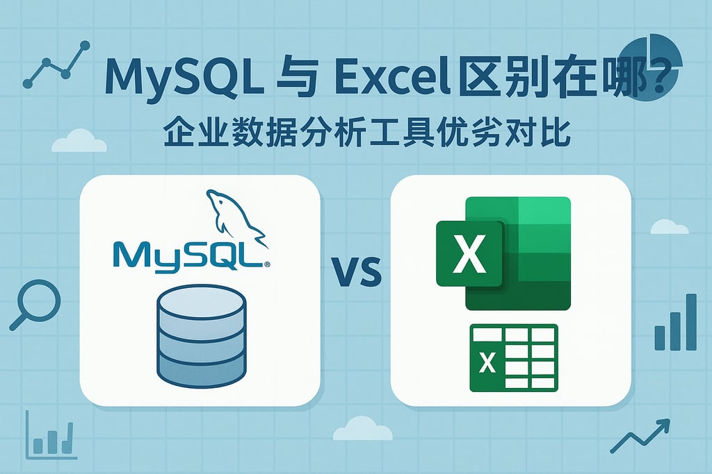 mysql与Excel区别在哪？企业数据分析工具优劣对比