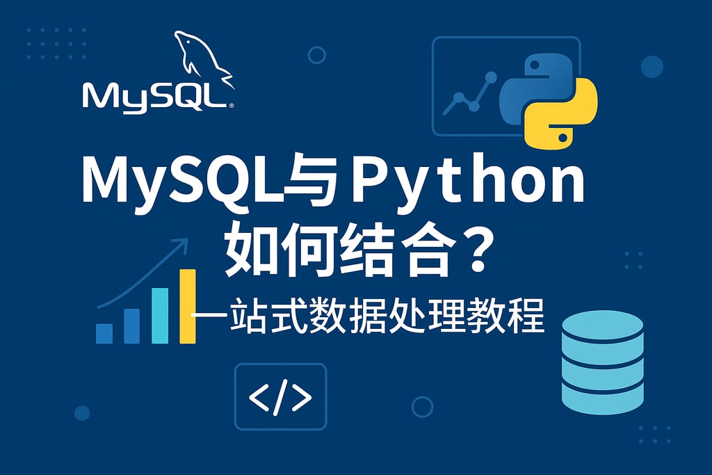 mysql与Python如何结合？一站式数据处理教程
