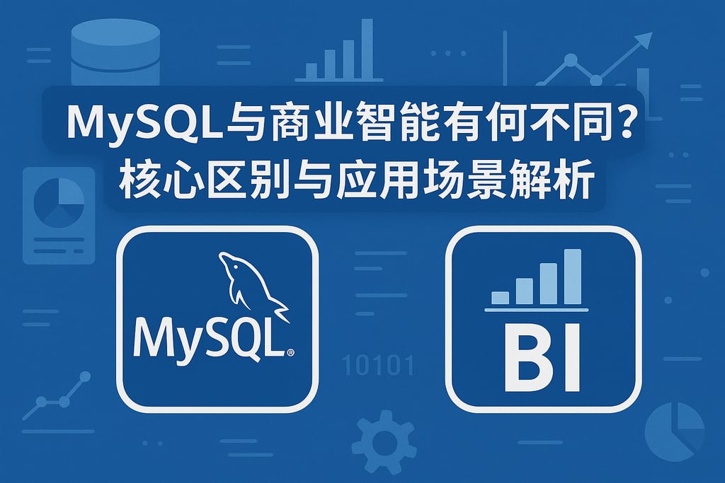 mysql与商业智能有何不同？核心区别与应用场景解析