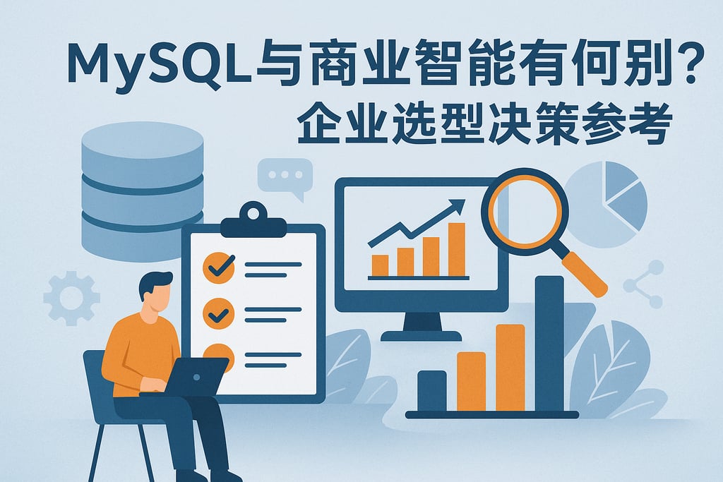 mysql与商业智能有何区别？企业选型决策参考