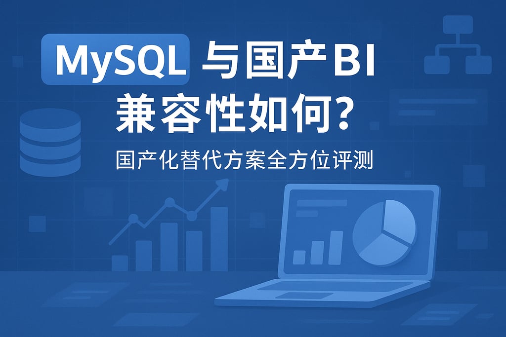 mysql与国产BI兼容性如何？国产化替代方案全方位评测