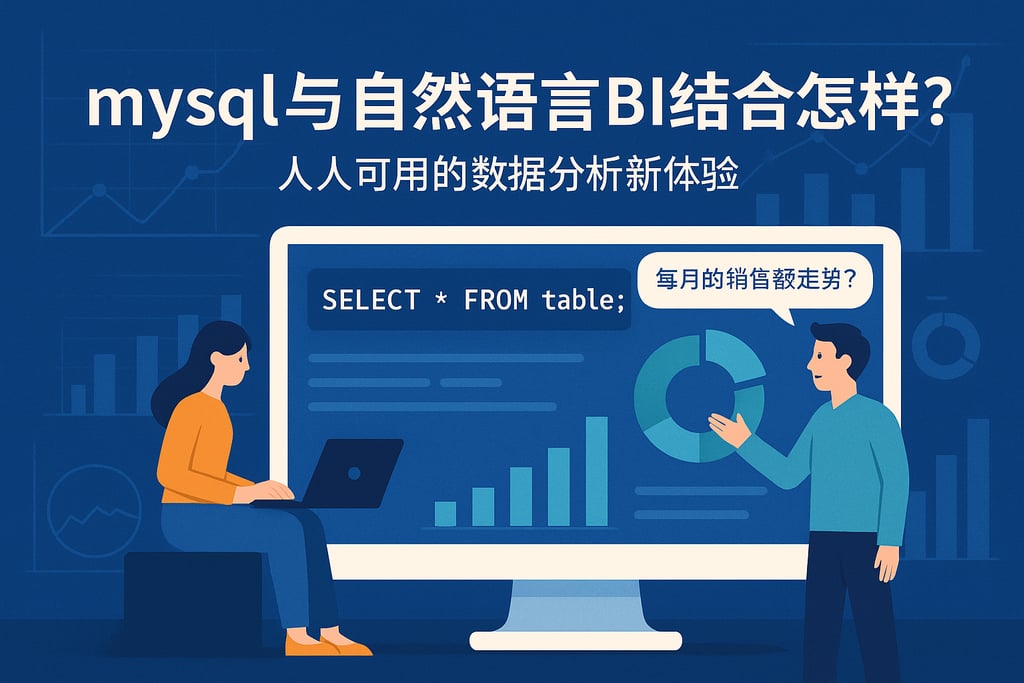 mysql与自然语言BI结合怎样？人人可用的数据分析新体验