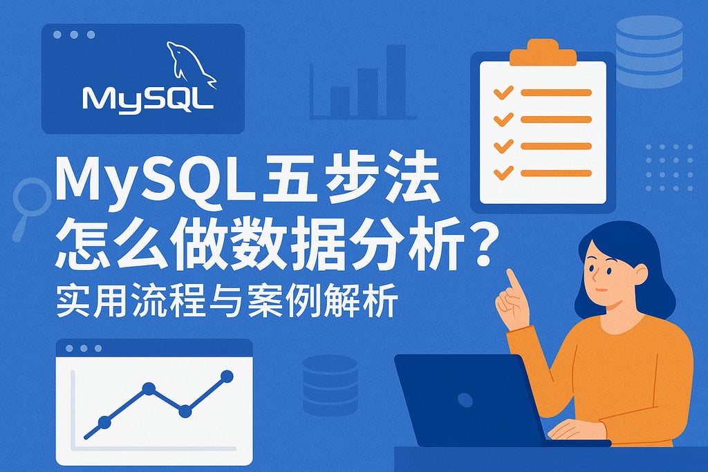 mysql五步法怎么做数据分析？实用流程与案例解析