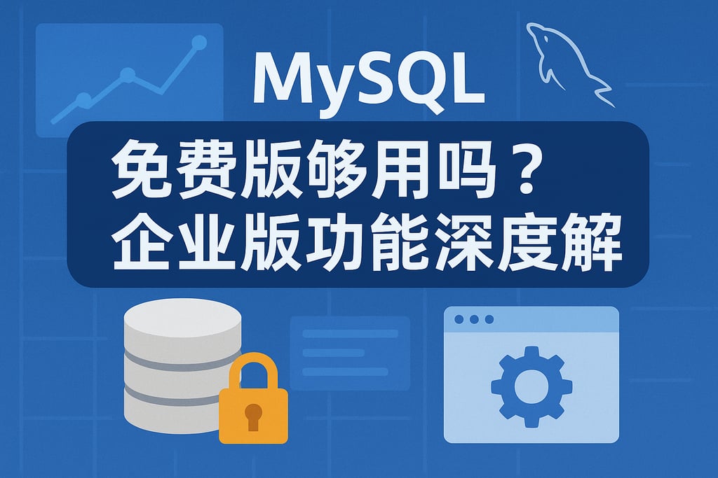 mysql免费版够用吗？企业版功能深度解读