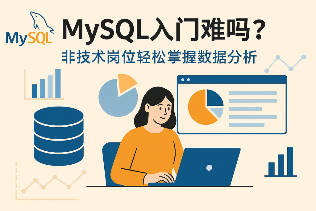 mysql入门难吗？非技术岗位轻松掌握数据分析