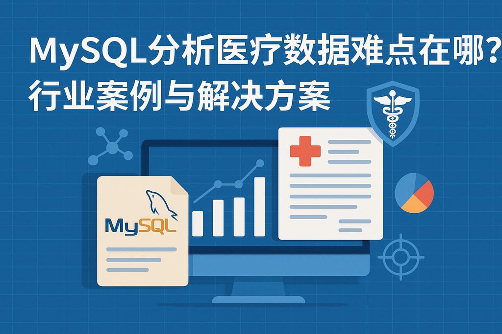 mysql分析医疗数据难点在哪？行业案例与解决方案