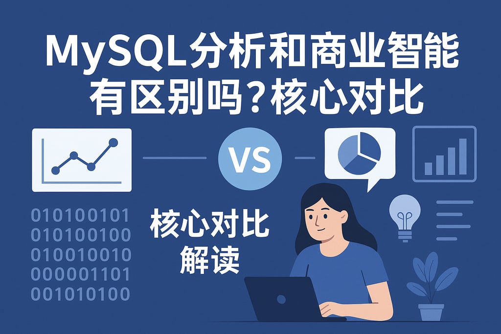 mysql分析和商业智能有区别吗？核心对比解读