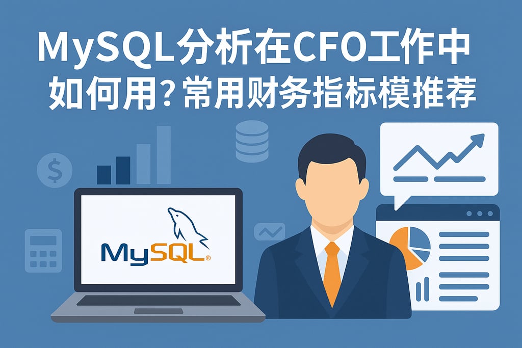 mysql分析在CFO工作中如何用？常用财务指标模板推荐