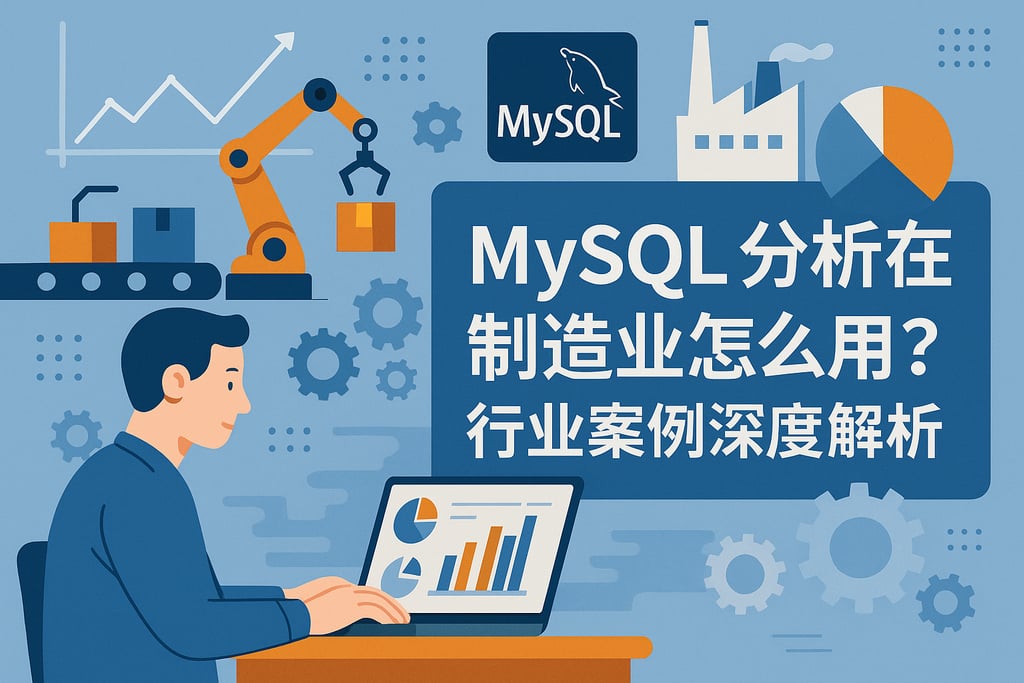 mysql分析在制造业怎么用？行业案例深度解析