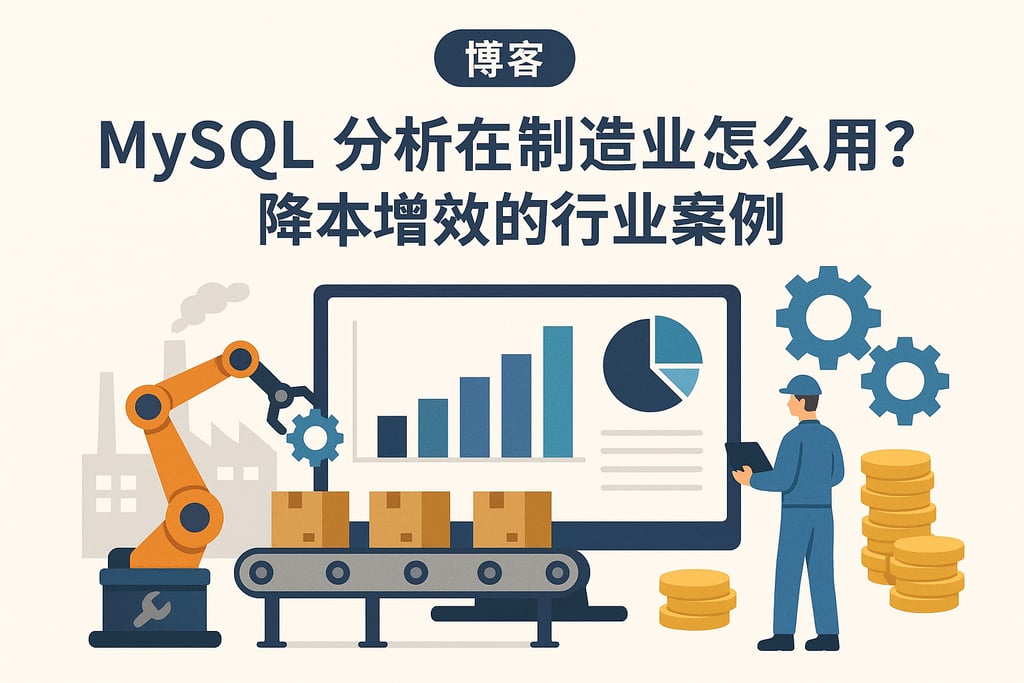 mysql分析在制造业怎么用？降本增效的行业案例