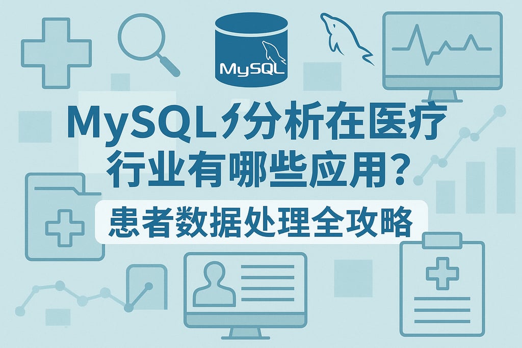 mysql分析在医疗行业有哪些应用？患者数据处理全攻略