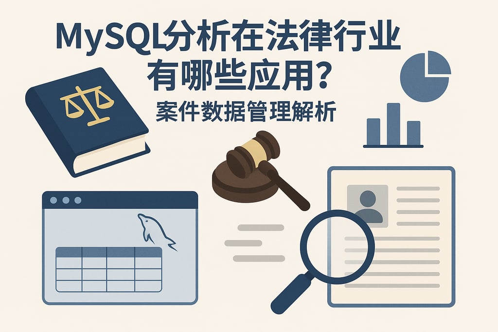 mysql分析在法律行业有哪些应用？案件数据管理解析