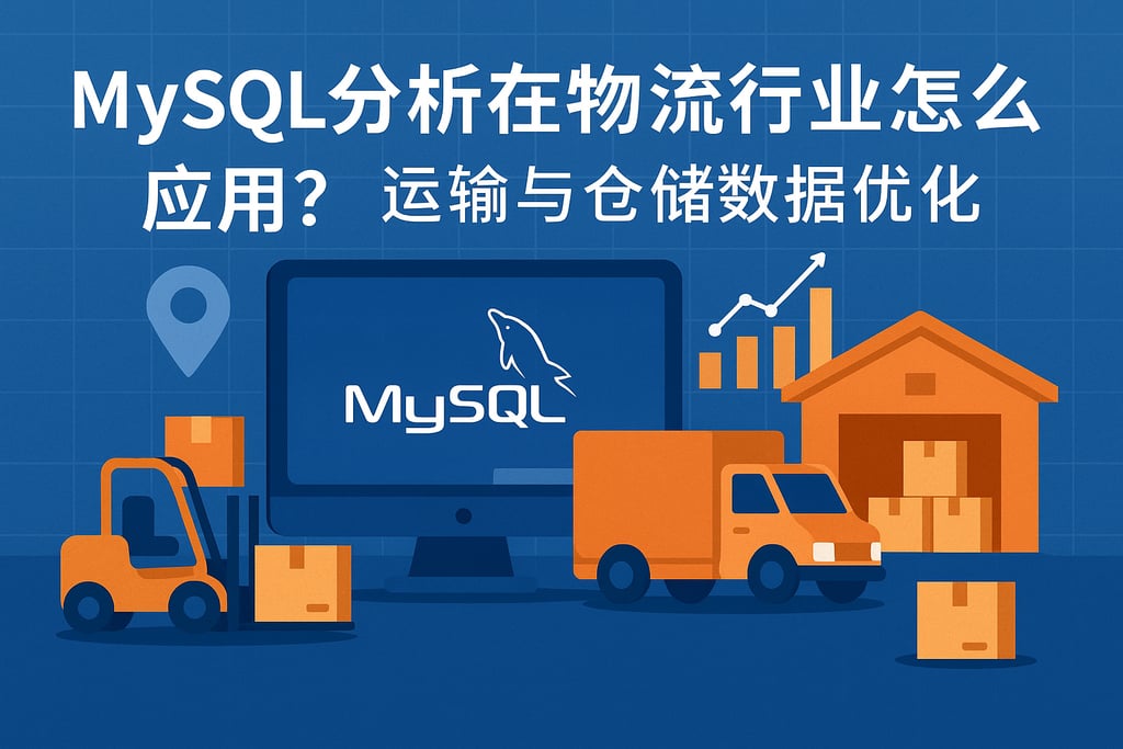 mysql分析在物流行业怎么应用？运输与仓储数据优化