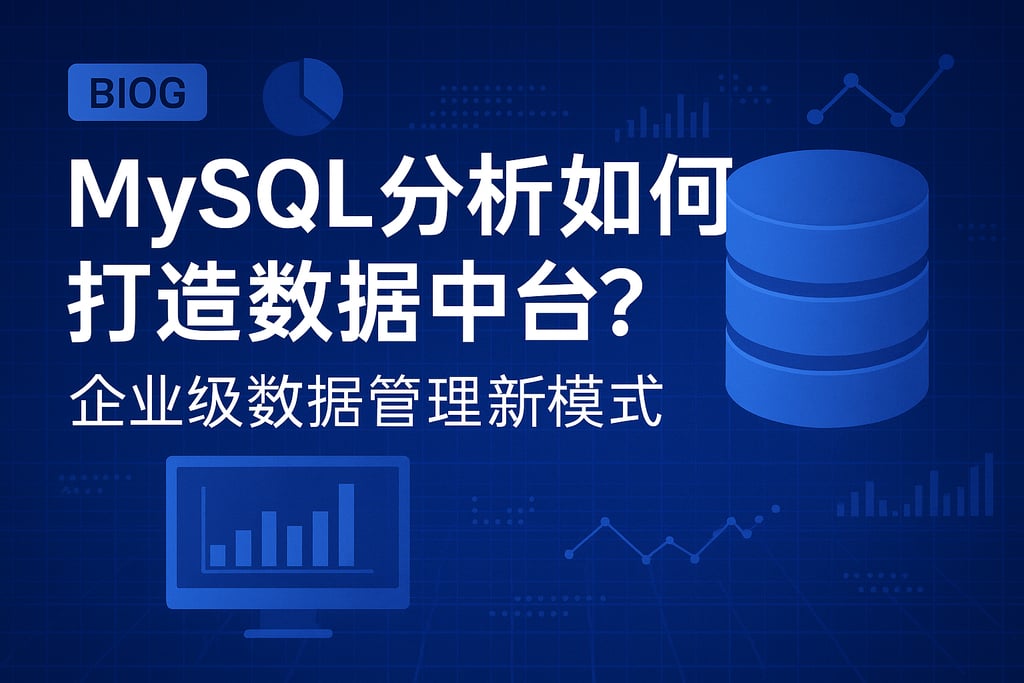 mysql分析如何打造数据中台？企业级数据管理新模式
