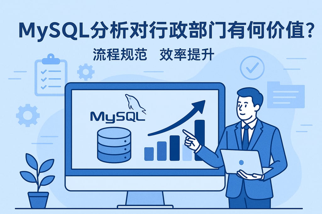 mysql分析对行政部门有何价值？流程规范效率提升