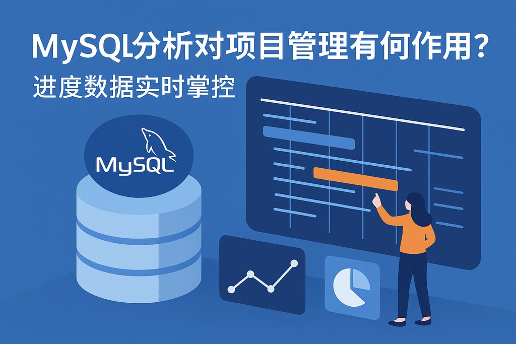 mysql分析对项目管理有何作用？进度数据实时掌控