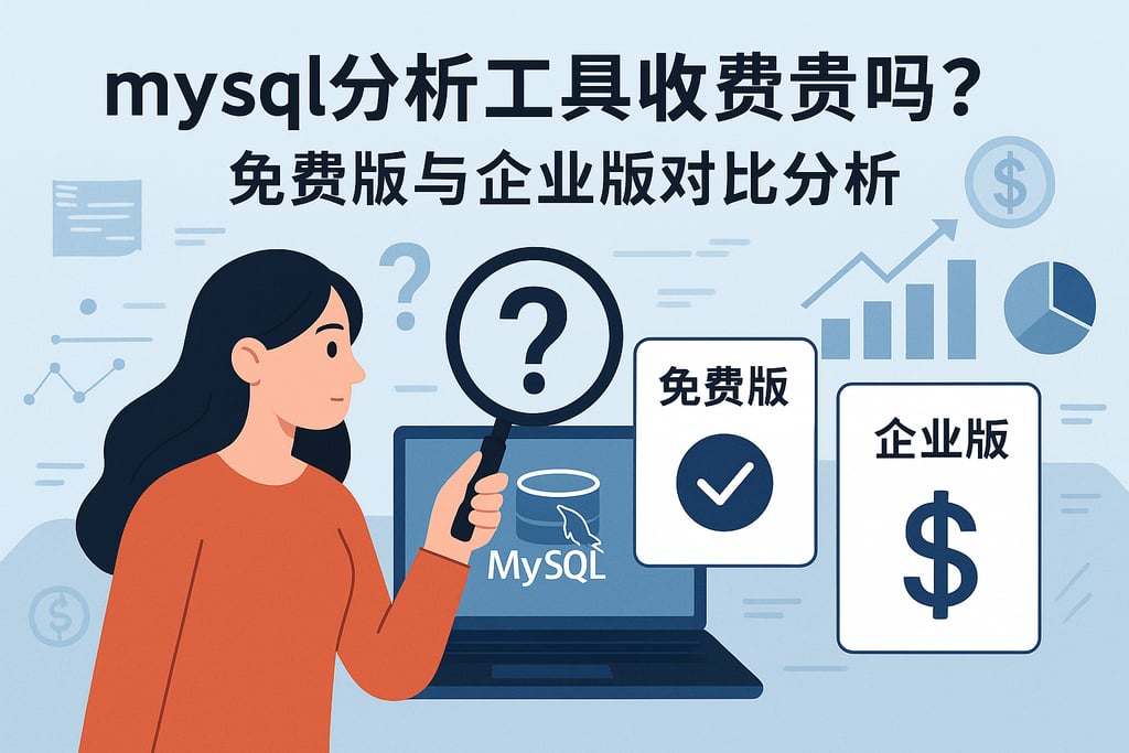 mysql分析工具收费贵吗？免费版与企业版权衡分析