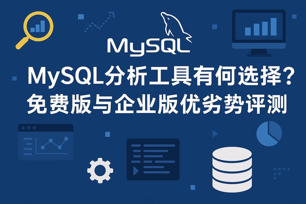 mysql分析工具有哪些选择？免费版与企业版优劣势评测