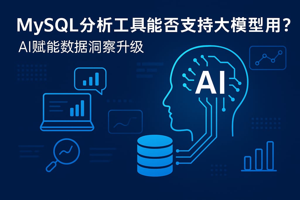 mysql分析工具能否支持大模型应用？AI赋能数据洞察升级