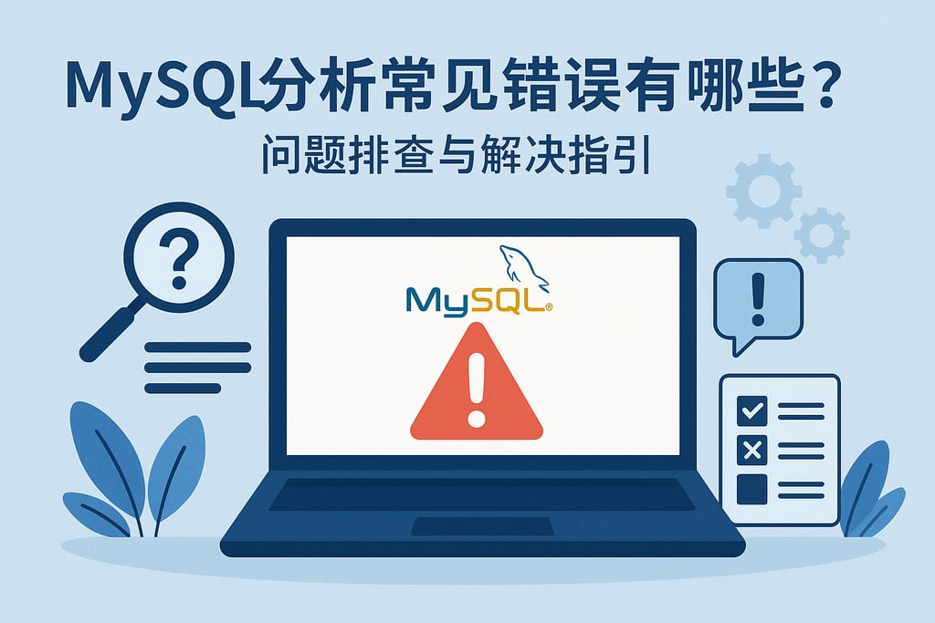 mysql分析常见错误有哪些？问题排查与解决指引