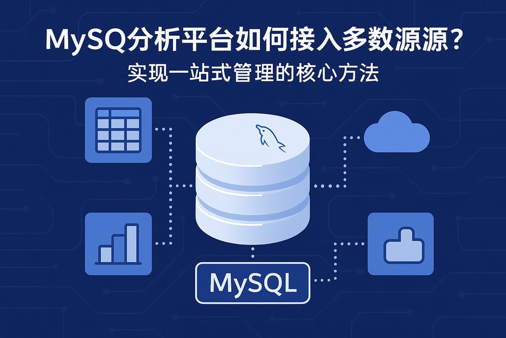 mysql分析平台如何接入多数据源？实现一站式管理的核心方法