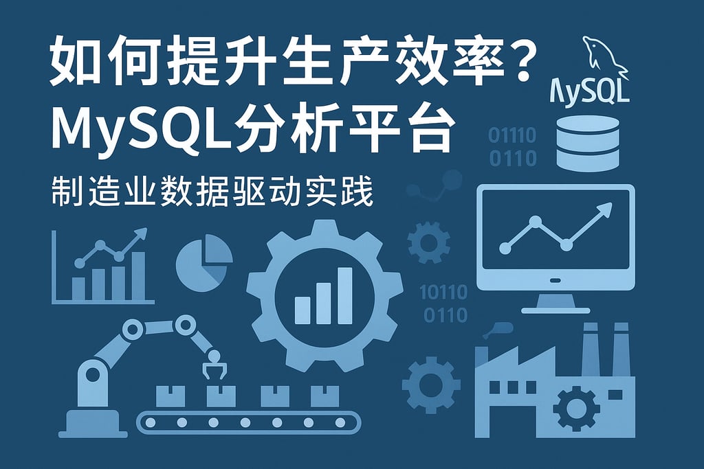 mysql分析平台如何提升生产效率？制造业数据驱动实践
