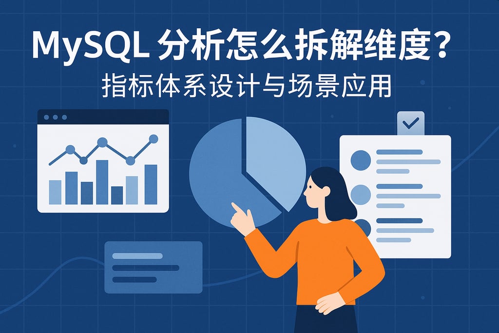 mysql分析怎么拆解维度？指标体系设计与场景应用