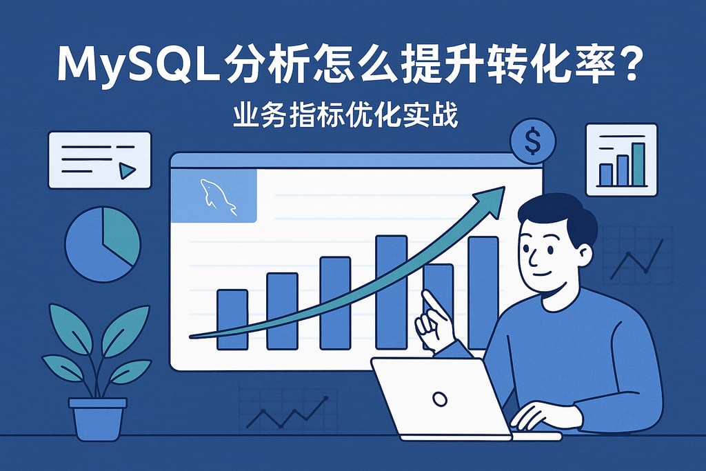 mysql分析怎么提升转化率？业务指标优化实战