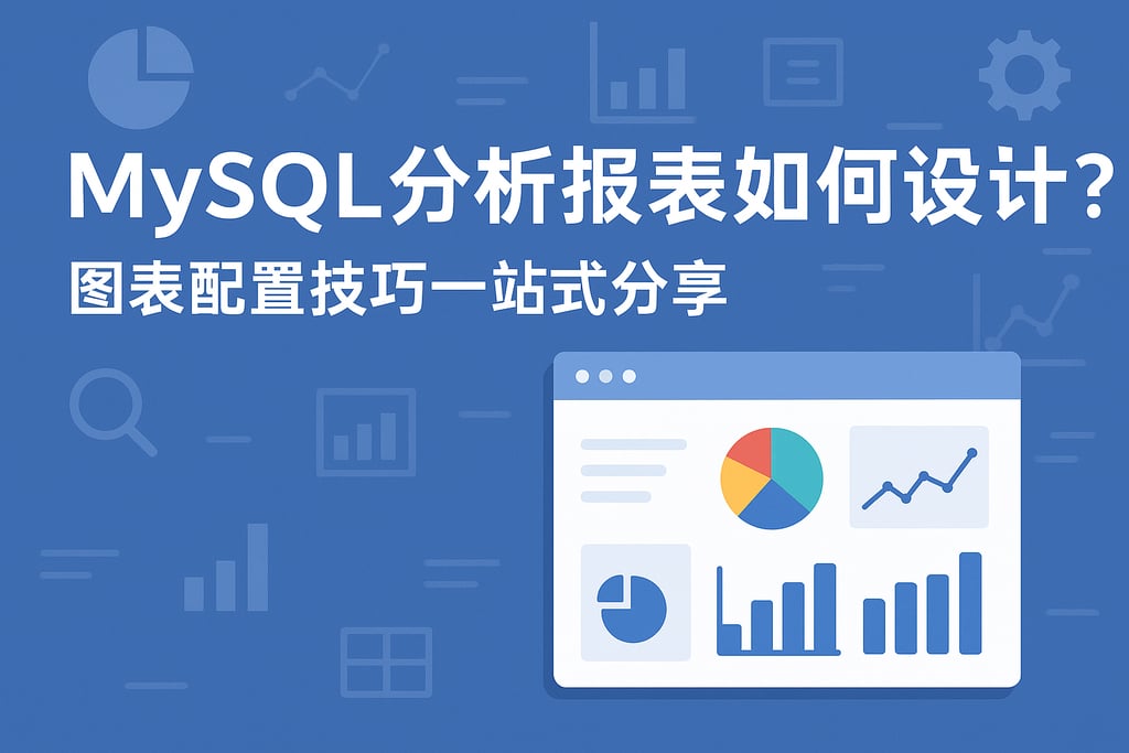 mysql分析报表如何设计？图表配置技巧一站式分享