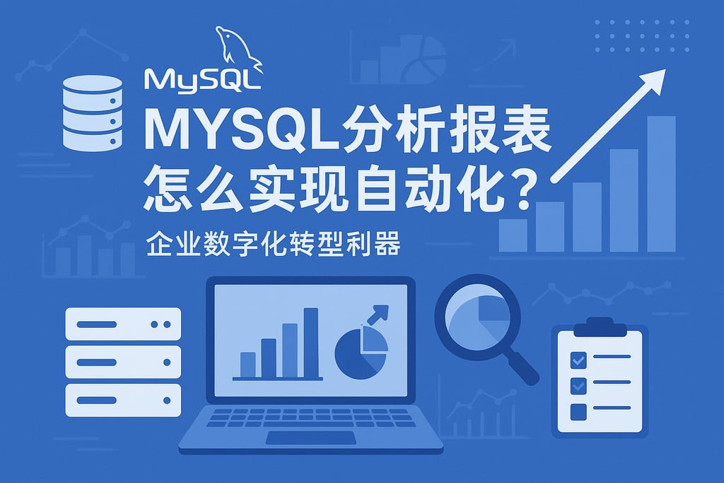 mysql分析报表怎么实现自动化？企业数字化转型利器