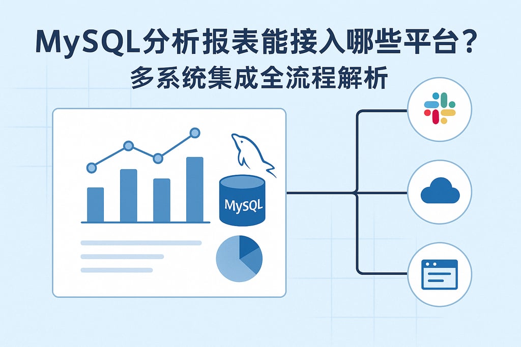 mysql分析报表能接入哪些平台？多系统集成全流程解析