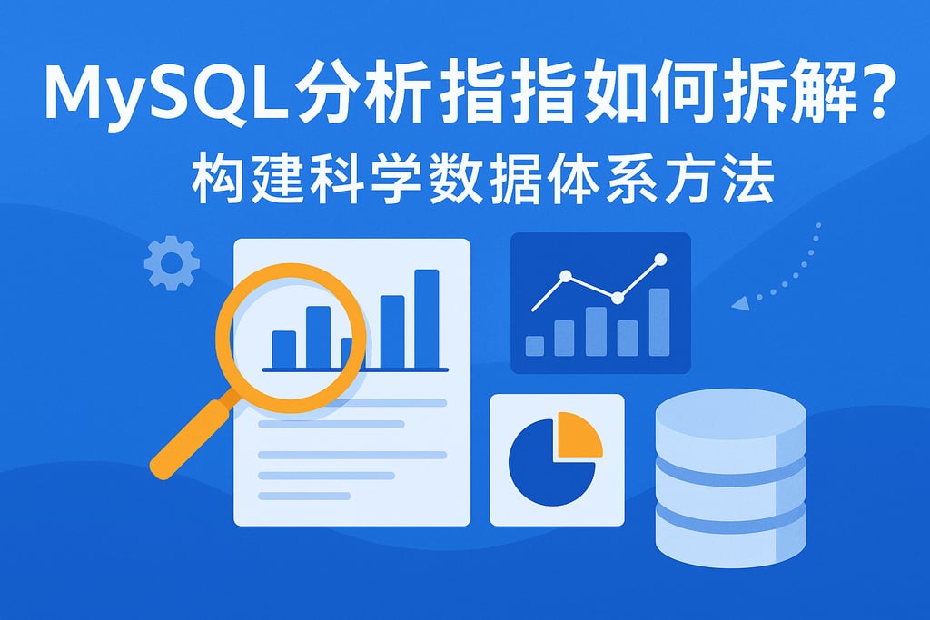 mysql分析指标如何拆解？构建科学数据体系方法