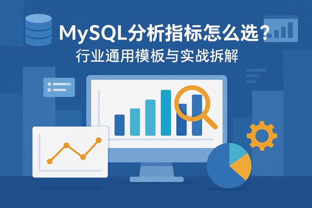 mysql分析指标怎么选？行业通用模板与实战拆解
