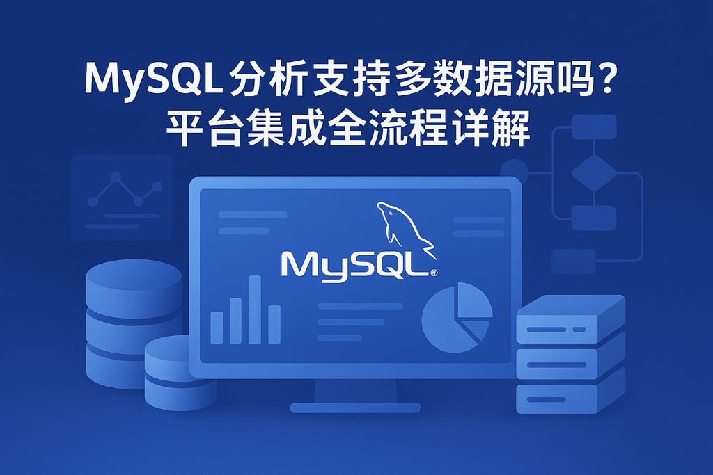 mysql分析支持多数据源吗？平台集成全流程详解