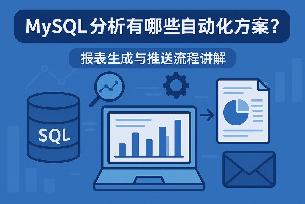 mysql分析有哪些自动化方案？报表生成与推送流程讲解