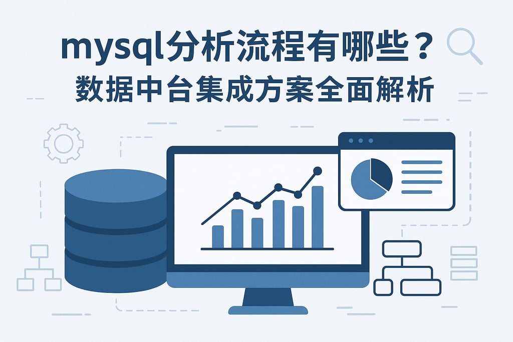 mysql分析流程有哪些？数据中台集成方案全面解析