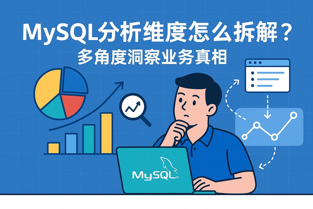 mysql分析维度怎么拆解？多角度洞察业务真相