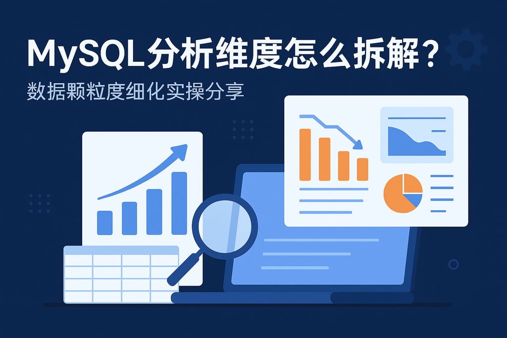 mysql分析维度怎么拆解？数据颗粒度细化实操分享
