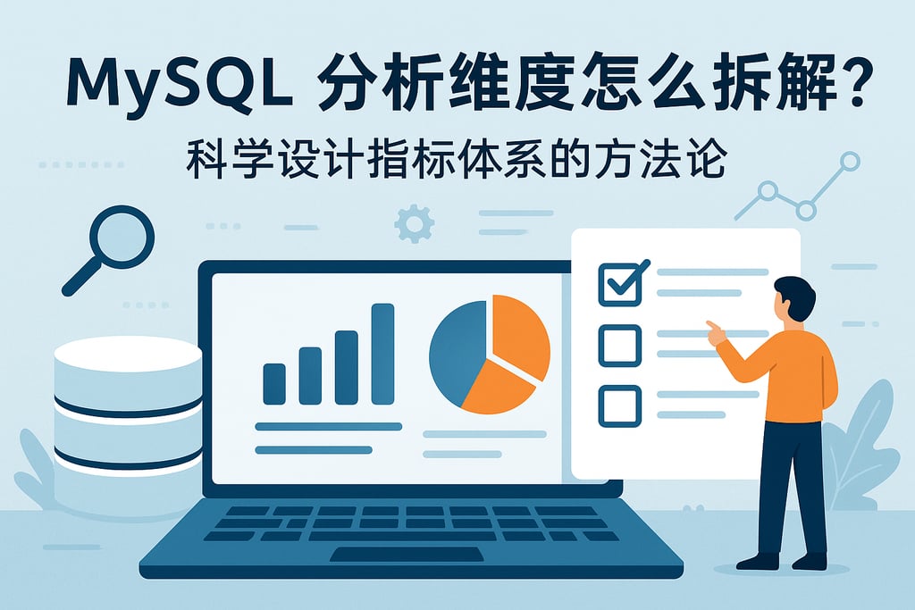 mysql分析维度怎么拆解？科学设计指标体系的方法论