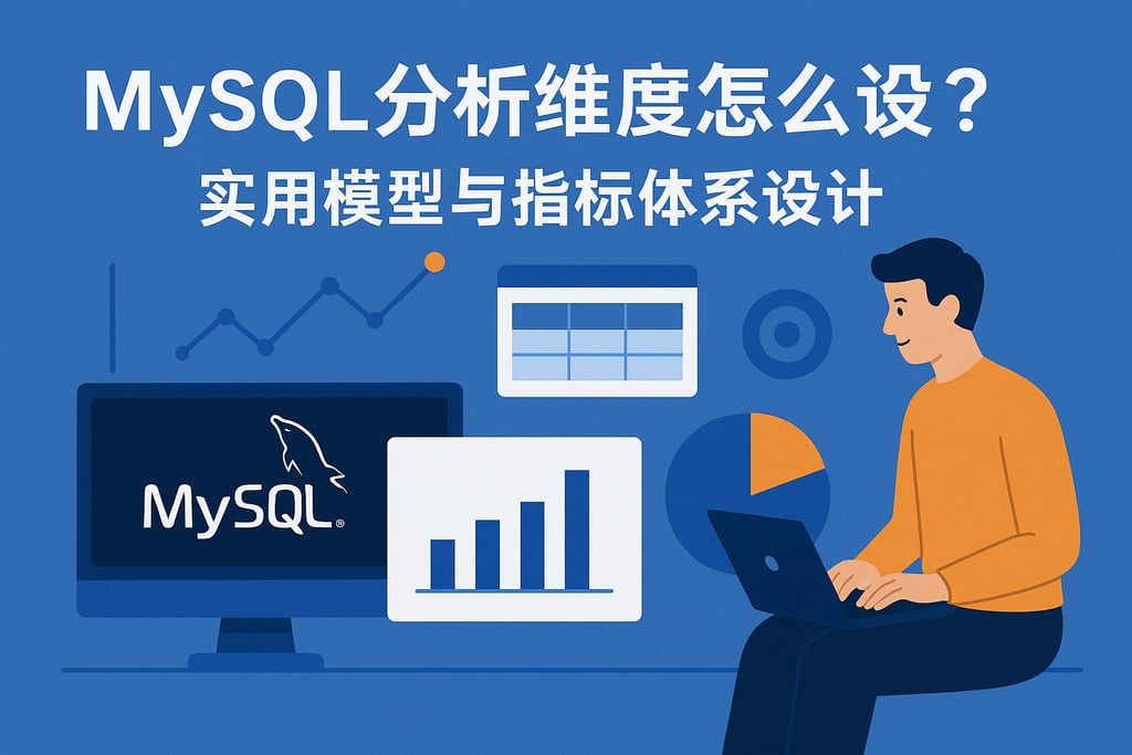 mysql分析维度怎么设？实用模型与指标体系设计